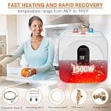 KENUOS 2.5-Gallon Under Sink Instant Hot Water Heater with LED Display