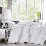 Luxurious Oversize Palatial King 100% Goose Down Comforter Insert, 80oz Fill