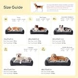 Bedsure SupportMax XL Pro Orthopedic Dog Bed for Large Dogs with Wrap-Around Bolster