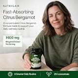 NutriFlair USDA Organic Citrus Bergamot 25:1 Extract, 1400mg High Potency