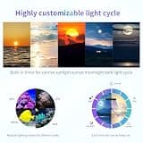 SMATFARM 140W LED Reef Light with Master-Slave Control and OLED Screen