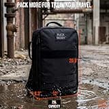 RuckBuddy 25L Weighted Rucking Backpack with Removable Hip Belt for Trail Hikes