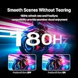 KTC H34S18S 34-Inch WQHD 180Hz 1500R Ergonomic Curved Ultrawide Gaming Monitor