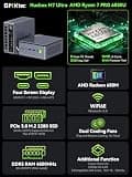 GMKtec M7 Ultra Mini PC with AMD Ryzen 7 PRO 6850U, 32GB RAM & 512GB SSD