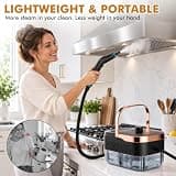 Enromted 2500W Portable Steam Cleaner with Continuous Refill Capability