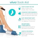 Vive Easy On and Off Compression Stocking Slider and Pulling Assist Device