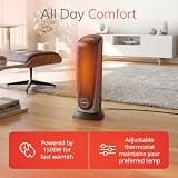 Lasko 751320 1500W Ceramic Tower Space Heater with Widespread Oscillation