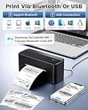 Phomemo 241BT Wireless Thermal Shipping Label Printer, Bluetooth App Enabled