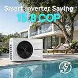 AQUASTRONG 35,000 BTU Inverter Swimming Pool Heat Pump with Smart WiFi