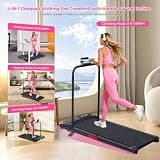 Upgraded 2026 Foldable Walking Pad with Incline and Stabilizing Handle