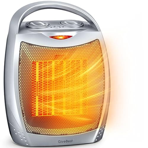 GiveBest Portable Ceramic Space Heater with Cool Air Fan, Model PTC-905
