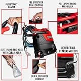 Adam's Polishes Commercial Heated Carpet Extractor, 3-Gallon Heavy Duty