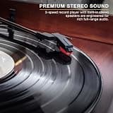 Victrola The Quincy 6-in-1 Bluetooth Record Player & Multimedia Center
