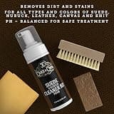 Care & Cool Suede and Nubuck Deep Cleaning Foam Kit with Premium Hog-Hair Brush