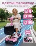 Ecomobi Lightweight 4-Wheel Travel Mobility Scooter