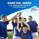 Lysol Tough Odor Eliminator Laundry Sanitizer Additive for Gym Clothes, 90 oz