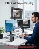 Selore 15-in-1 Triple 4K Display Laptop Docking Station with Smart Screen