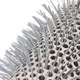 Aozzy Professional Ceramic Ion Thermal Round Barrel Hair Brush Set, 5-Piece