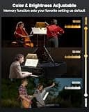 Glocusent 81 LED Rechargeable Clip-On Music Stand Light with 5 Brightness Levels