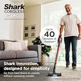 Shark Anti-Allergen Cordless Stick Vacuum Cleaner with PowerFins IZ362H