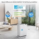 Gasbye Energy Star 75-Pint Dehumidifier with Replaceable Internal Pump
