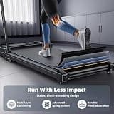 Ulfario 3-in-1 Folding Walking Pad with Remote Pause and 5-Layer Running Belt