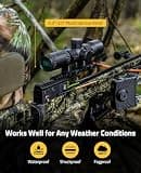 CVLIFE JackalHowl 1.5-5x32 Adjustable Speed Crossbow Scope 300-460 FPS