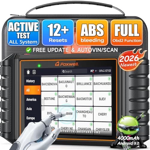 FOXWELL NT726 Multi-System Bidirectional Diagnostic Tablet Scanner with Case