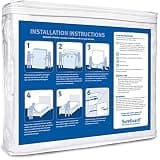 SureGuard Zippered Waterproof Mattress Encasement for 6-to-8-Inch Beds
