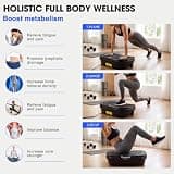 Homesy Low-Impact Full-Body Vibration Plate Exercise Machine Platform