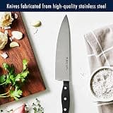 HENCKELS Statement 15-Piece Precision-Stamped Stainless Steel Knife Block Set