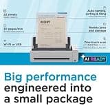 ScanSnap iX1300 Wireless Double-Sided Color Document Scanner for PC and Mac