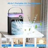 CLTTCLLCT 4-in-1 Personal Evaporative Air Cooler with Remote
