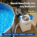Oibath 35,000 BTU Full Inverter 220V Above-Ground Pool Heat Pump with Smart WiFi