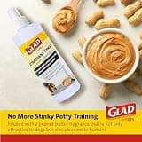 Glad for Pets Peanut Butter Scented Potty Training Attractant Spray for Dogs, 8 oz