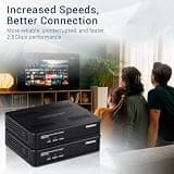 TRENDnet TMO-313C2K Enterprise-Grade 2.5Gbps Ethernet Over Coax MoCA Adapter