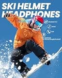 OutdoorMaster OM BT01 Wireless Bluetooth 5.3 Drop-In Ski Helmet Speakers