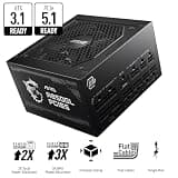 MSI MAG A850GL PCIE5 850W 80 Plus Gold ATX 3.1 Fully Modular Power Supply