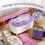 Achzzy 5000ml Professional Paraffin Wax Warmer Kit with 99-Hour Smart Time Reservation
