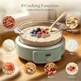 MAGNIFIQUE 12-in-1 Non-Toxic Glass Air Fryer and Multi Cooker Combo, 4.5-Quart Capacity