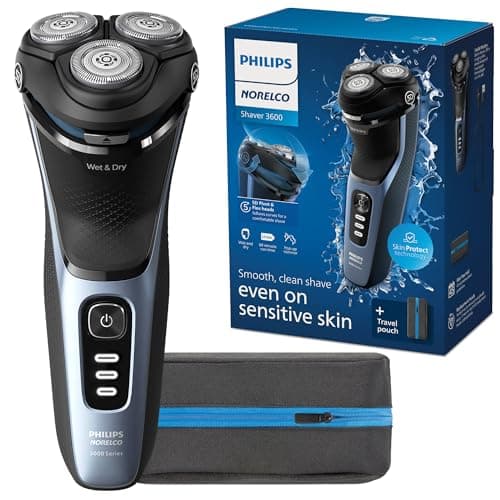 Philips Norelco Shaver 3600 Series Budget Wet & Dry Rotary Shaver, S3243/91