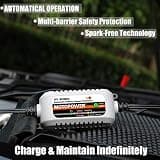 MOTOPOWER MP00205B 12V 1-Amp Automatic Trickle Charger with Pulse Repair Battery Recovery