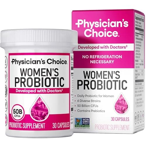 Physician's Choice Women's Probiotic, 50 Billion CFU, 6 Strains with Cranberry Extract
