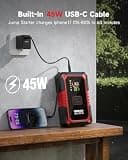GOOLOO A5 4000A Jump Starter with Air Compressor and 400-Lumen LED Light