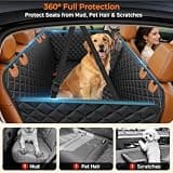 URPOWER Heavy-Duty Waterproof Dog Car Seat Cover and Back Seat Hammock