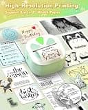 D20 Portable Inkless Thermal Pocket Sticker Maker for On-The-Go Printing
