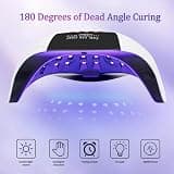 LKE 268W Professional UV LED Nail Dryer with 57 Beads and Automatic Sensor
