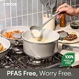 CAROTE 27-Piece Detachable Handle Ceramic Non-Toxic Cookware Set