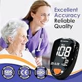 M26-K No-Coding Blood Glucose and Ketone Testing Kit with Large Display