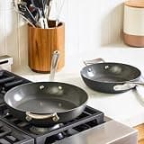 All-Clad HA1 Hard-Anodized Ceramic Nonstick 8.5 and 10.5-Inch Frying Pan Set